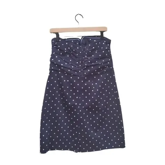 🔥 POLKA DOT BAR III NWT STRAPLESS SWEETHEART NECKLINE SHIFT DRESS SIZE 16 - Picture 3 of 15